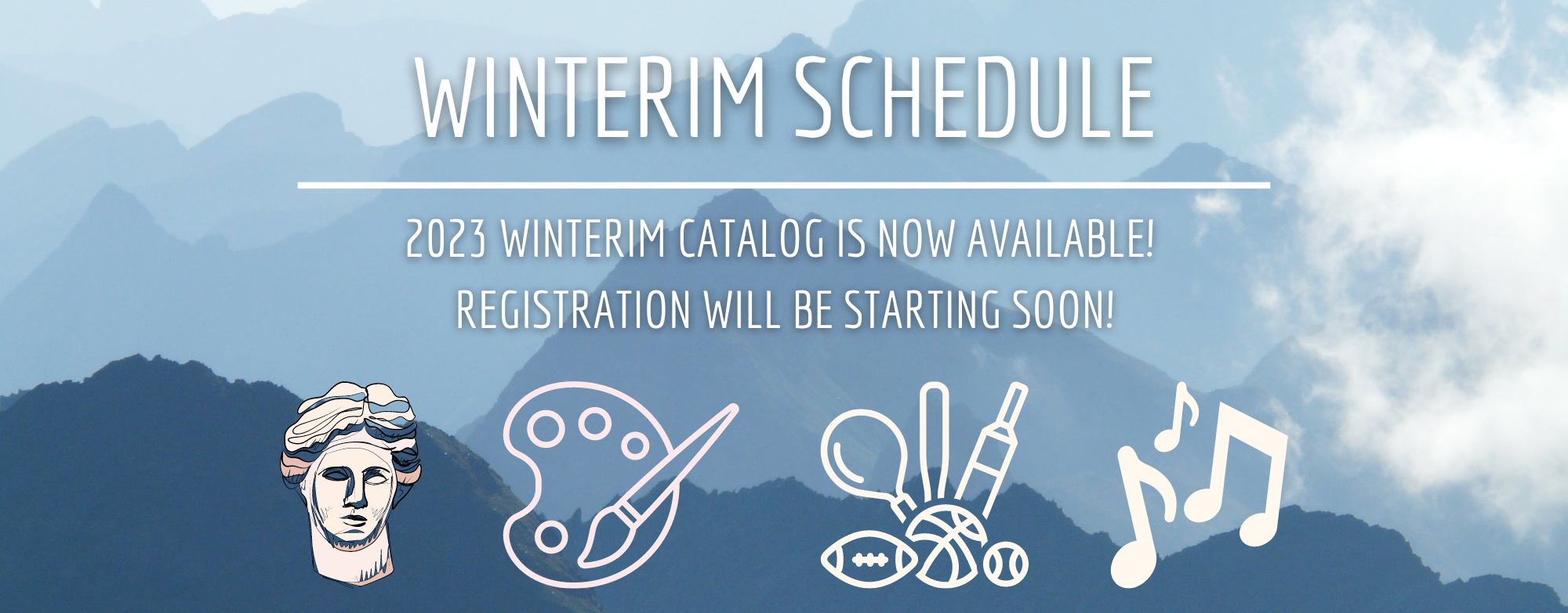 2023 Winterim Schedule